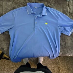 Men's retro Blue Masters Polo Shirt